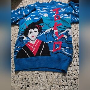 Kitty hawk mens med blue sweater